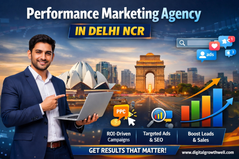 Performance Marketing Agency in Delhi NCR — Grow Your Business with Digital Growth Well
